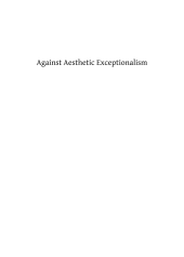 book Against Aesthetic Exceptionalism