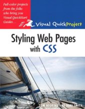 book Styling Web Pages with CSS: Visual QuickProject Guide