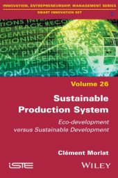 book SUSTAINABLE PRODUCTION SYSTEM: eco-development versus sustainable development