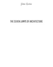 book The Seven Lamps of Architecture