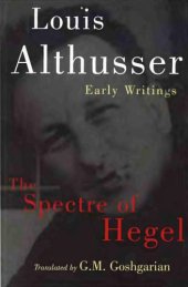 book The Spectre of Hegel: Early Writings