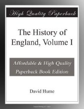 book The History of England, Volume I