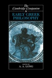 book The Cambridge Companion To Early Greek Philosophy