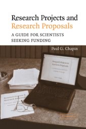 book Research Projects And Research Proposals: A Guide For Scientists Seeking Funding