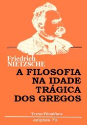 book A Filosofia na Idade Trágica dos Gregos