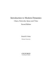 book Introduction to Modern Dynamics. Chaos, Networks, Space and Time (2nd Ed.)