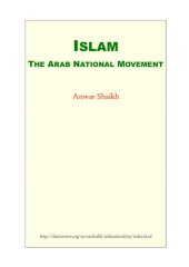 book Islam, the Arab National Movement