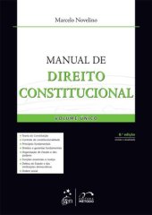 book Manual de Direito Constitucional - Volume Único