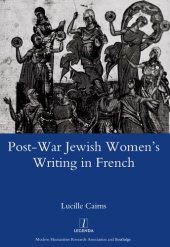 book Post-War Jewish Women's Writing in French