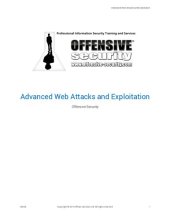 book Advanced Web Attacks and Exploitation (AWAE)