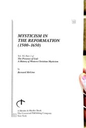 book Mysticism in the Reformation (1500-1650): Part 1