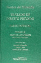 book Tratado de Direito Privado, Tomo LX - Direito das sucessões: Testamenteiro. Inventário e partilha