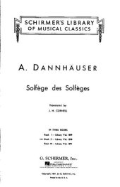 book Solfège des Solfèges, Book 2