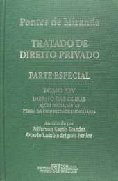 book Tratado de Direito Privado, Tomo XIV - Direito das coisas: pretensões e ações imobiliárias, perda da propriedade imobiliária