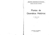 book Pontos de gramática histórica