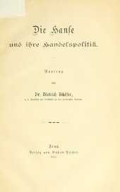 book Die Hanse und ihre Handelspolitik