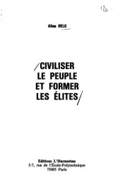 book Civiliser le peuple et former les élites