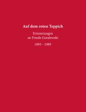 book Auf dem roten Teppich - Erinnerungen an Frieda Goralewski