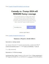 book Comedy-vs.-Trump-2024 will REWARD funny+courage: CvT24-premi$e (keyword: courage) meets startup-comedy (keywords: equity-crowdfunding) meets flowmantic-comedy (keywords: flow is the state-of-mind that enables top performance/problem-solving; often, "group