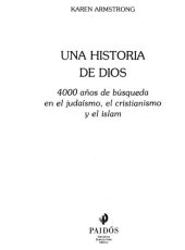 book Una Historia De Dios