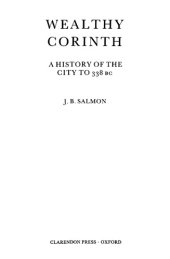 book Wealthy Corinth: A History of the City to 338 B.C.