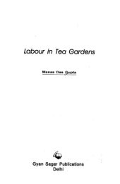 book Labour in tea gardens