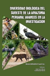 book Diversidad biológica del sudeste de la Amazonía peruana: Avances en la investigación