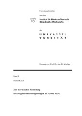 book Zur thermischen Ermüdung der Magnesiumbasislegierungen AZ31 und AZ91