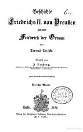 book Geschichte Friedrichs II. von Preußen, genannt Friedrich der Große