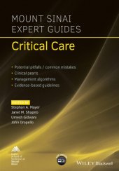 book Mount Sinai Expert Guides: Critical Care