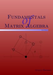 book Fundamentals of Matrix Algebra 3rd Edition