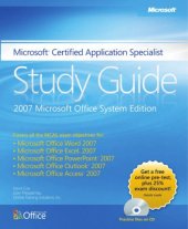 book Microsoft Certified Application Specialist Study Guide - 2007 Microsoft Office System Edit