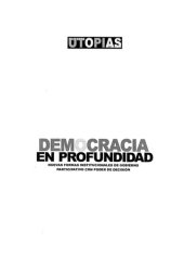 book Democracia En Profundidad