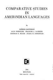 book Comparative Studies in Amerindian Languages