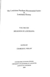 book Louisiana Purchase Bicentennial Series Volume XIX: Religion in Louisiana