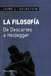 book La filosofia: de Descartes a Heidegger