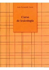 book Curso De Lexicologia