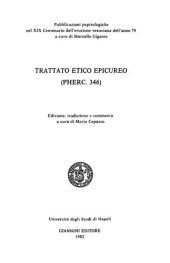 book Trattato etico epicureo: (PHerc. 346)