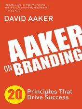 book Aaker on Branding: 20 Principles That Drive Success