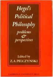 book Hegel's political philosophy: problems and perspectives