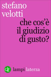 book Che cos'è il giudizio di gusto?