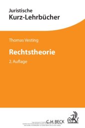 book Rechtstheorie