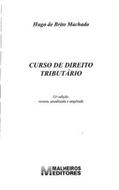 book Curso de Direito Tributário