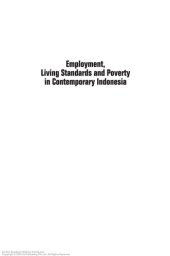 book Employment, living standards and poverty in contemporary Indonesia