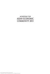 book Achieving the ASEAN economic community 2015 : challenges for member countries & business