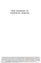 book From monobank to commercial banking : financial sector reforms in Vietnam