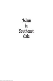 book Islam in Southeast Asia : political, social and strategic challenges for 21st century