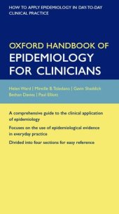 book Oxford Handbook of Epidemiology for Clinicians