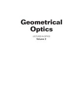 book Lectures in Optics, Vol. 2, Geometrical Optics