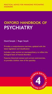 book Oxford Handbook of Psychiatry